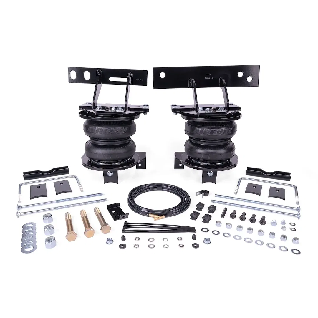 99554 – AIR LIFT Helper Spring Kit, Air Spring Frame Mount Up To 7,500 Pounds Of Leveling Capacity Air Adjustable Fro...